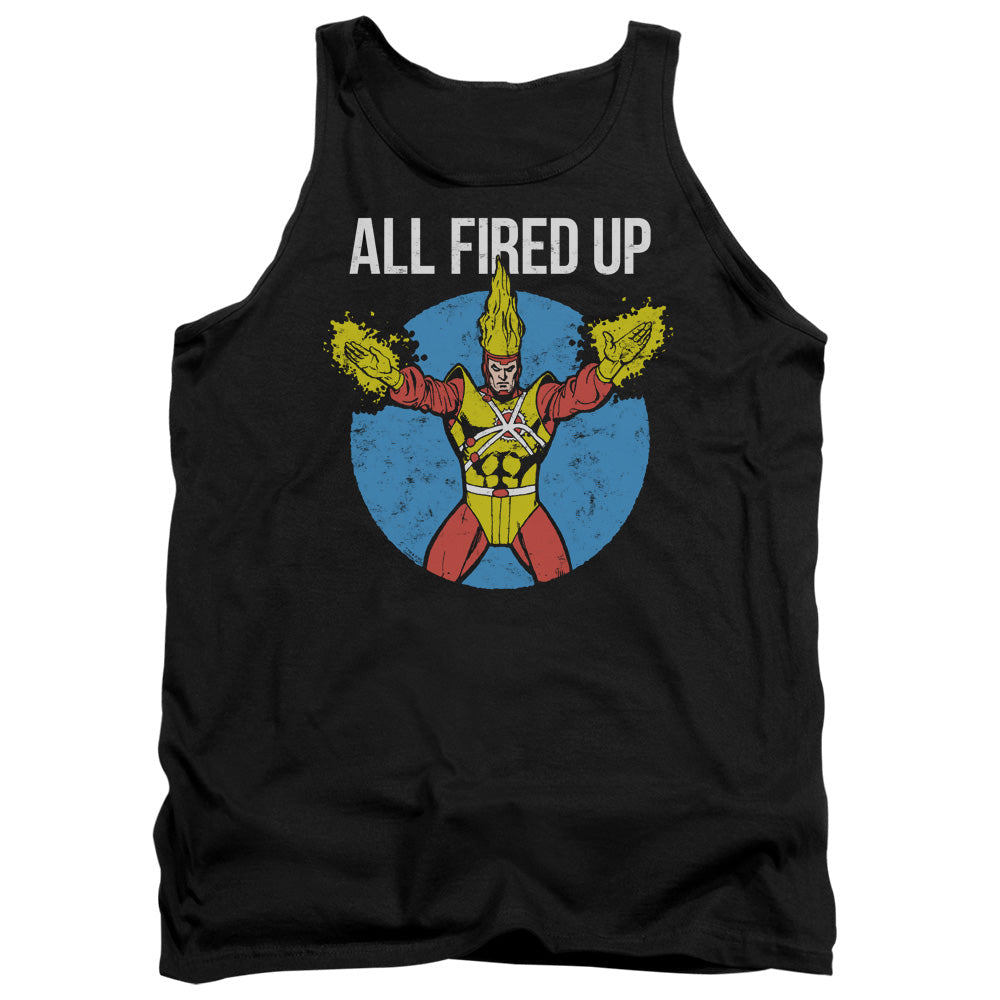 Justice League Firestorms Party Mens Tank Top Shirt Black Officially Licensed