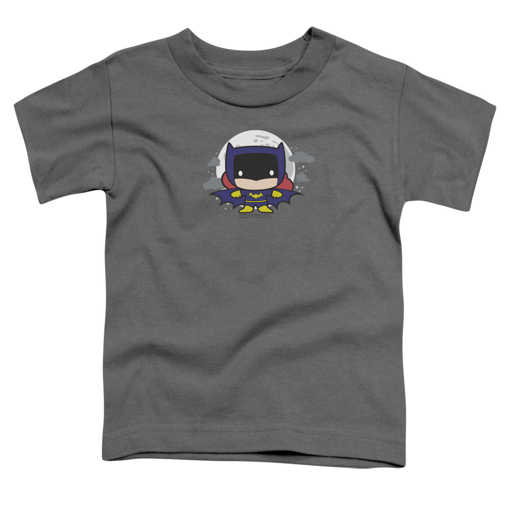 Justice League Batgirl Chibi Toddler Kids Youth T Shirt Charcoal Officially Licensed