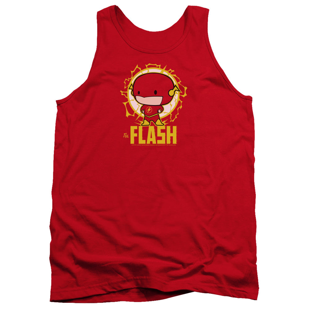 Dc Flash Flash Chibi Mens Tank Top Shirt Red Officially Licensed