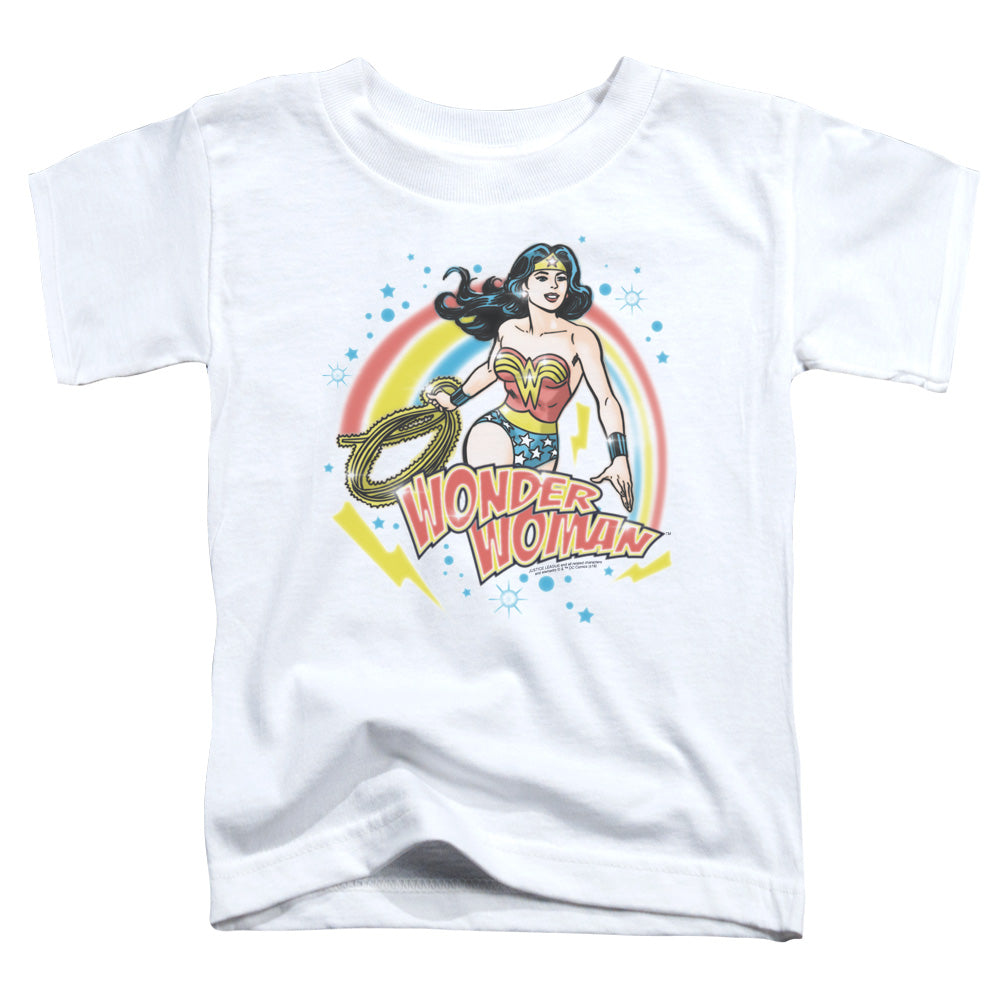 Wonder Woman Wonder Airbrush Toddler Kids Youth T Shirt White Officially Licensed