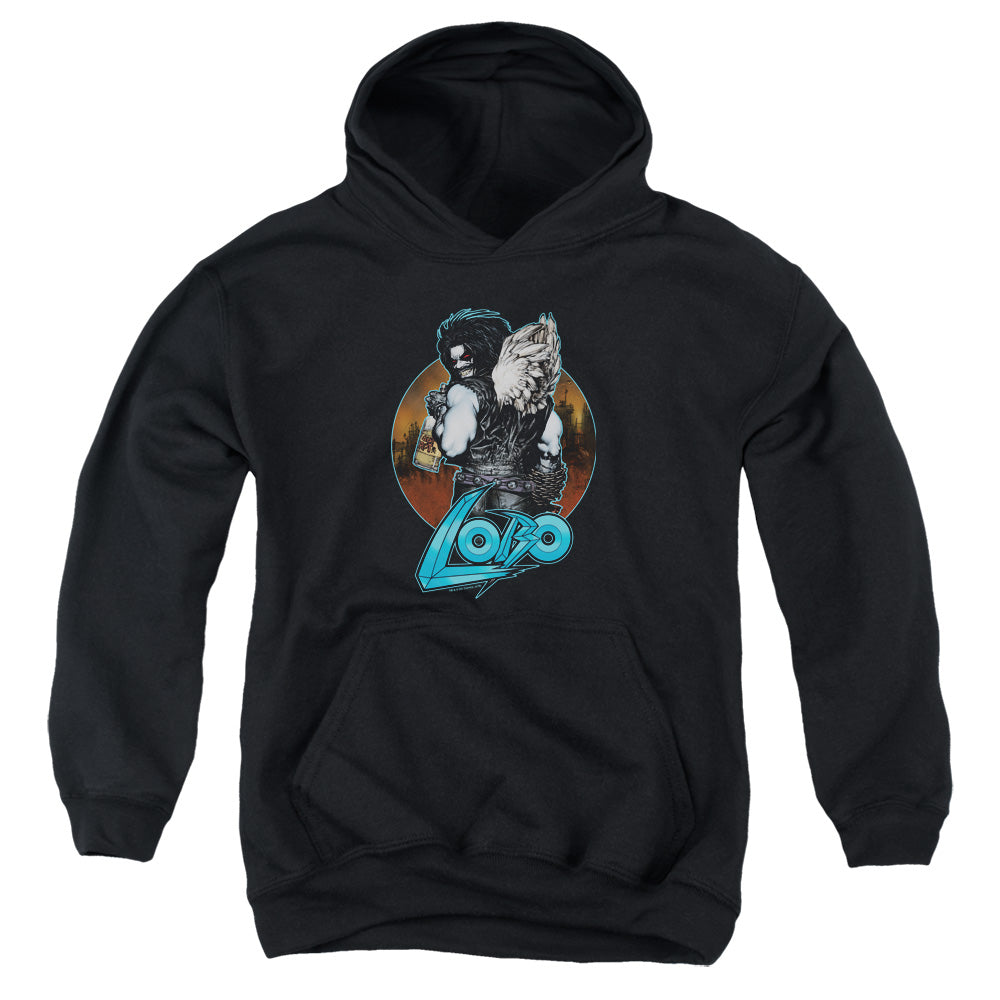 Justice League Gut Rot Kids Youth Hoodie Black Officially Licensed