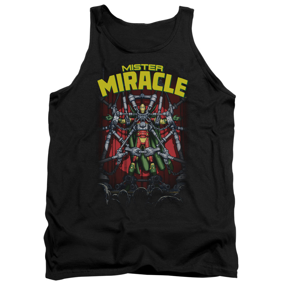 Justice League Assemble Mister Miracle Mens Tank Top Shirt Black Officially Licensed
