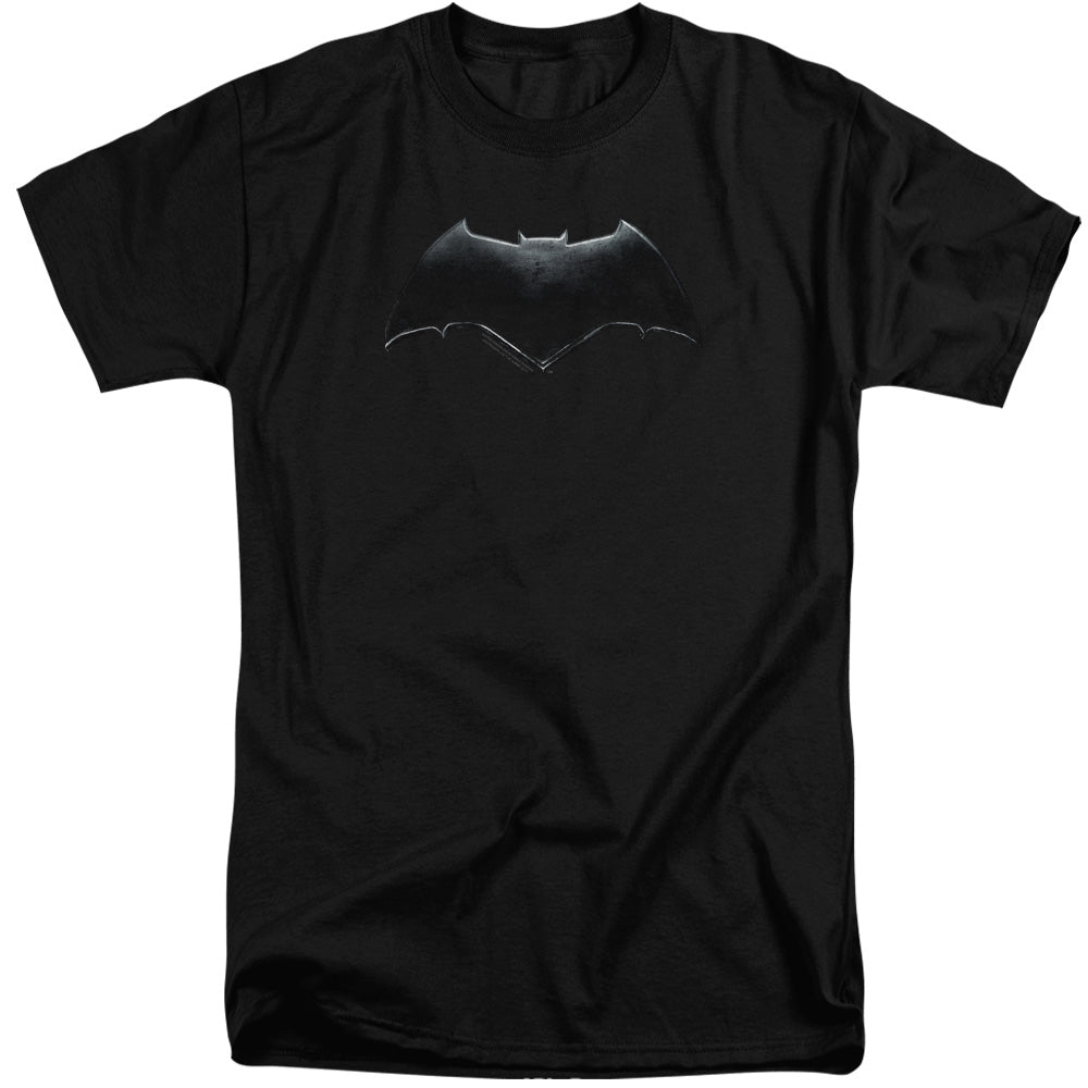 Justice League Movie Batman Logo Mens Tall T Shirt Black Officially Licensed