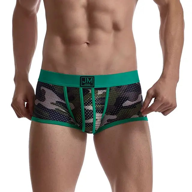 Jockmail JM463 Camouflage Boxer – Men's Breathable Underwear