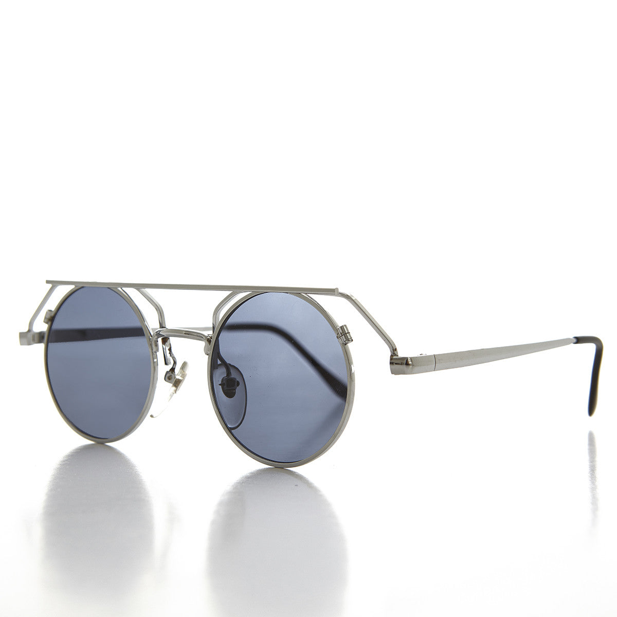 90s Round Steampunk Goth Vintage Sunglass - Joker