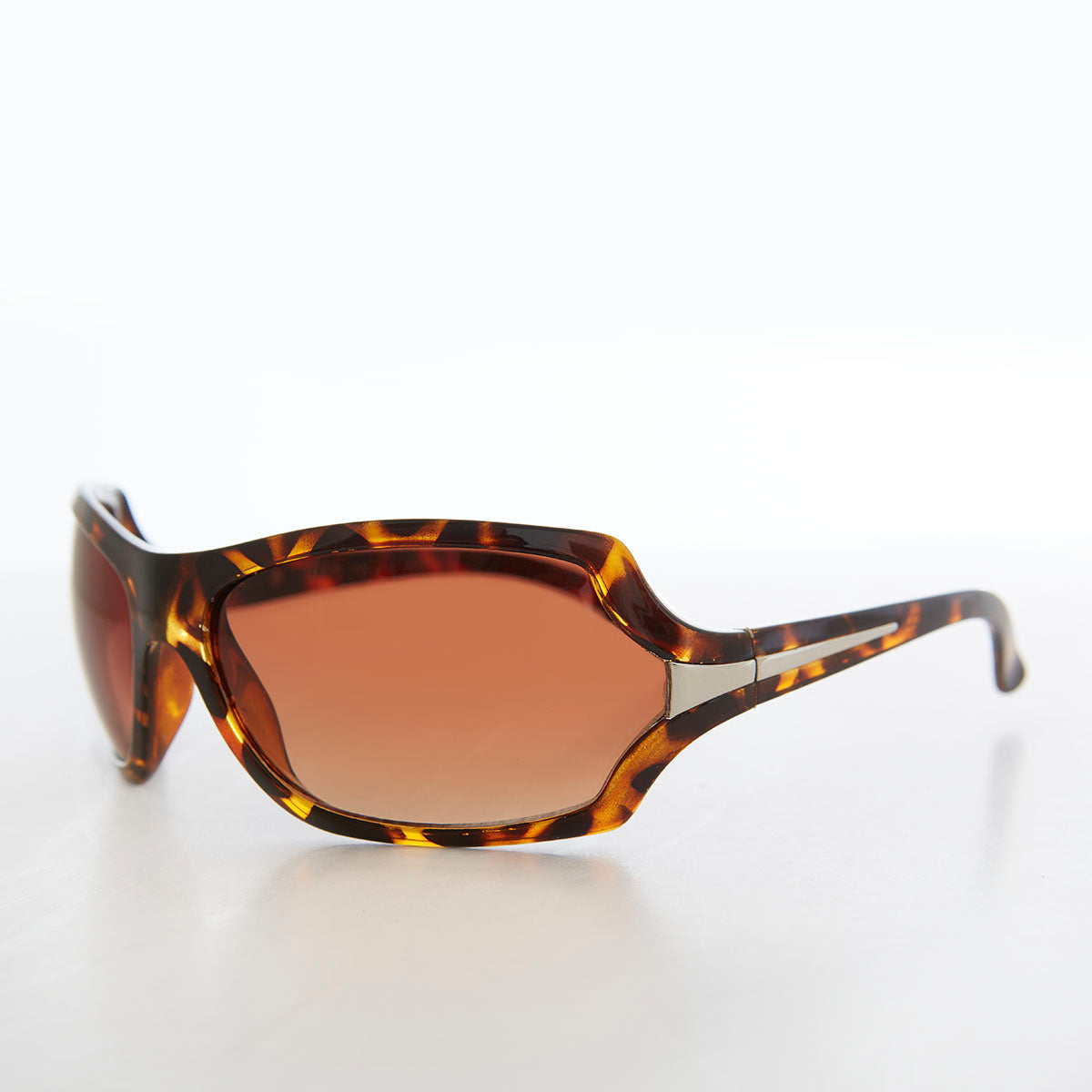 Curved Wrap Vintage Sunglasses - Joni