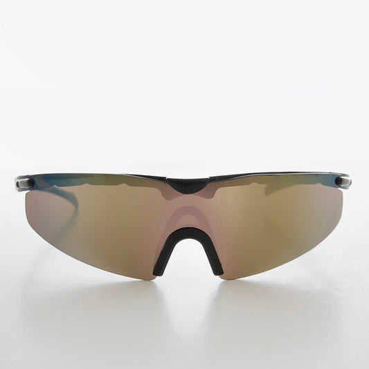Reflective Wraparound Vintage y2k Unisex Sunglasses - Jord