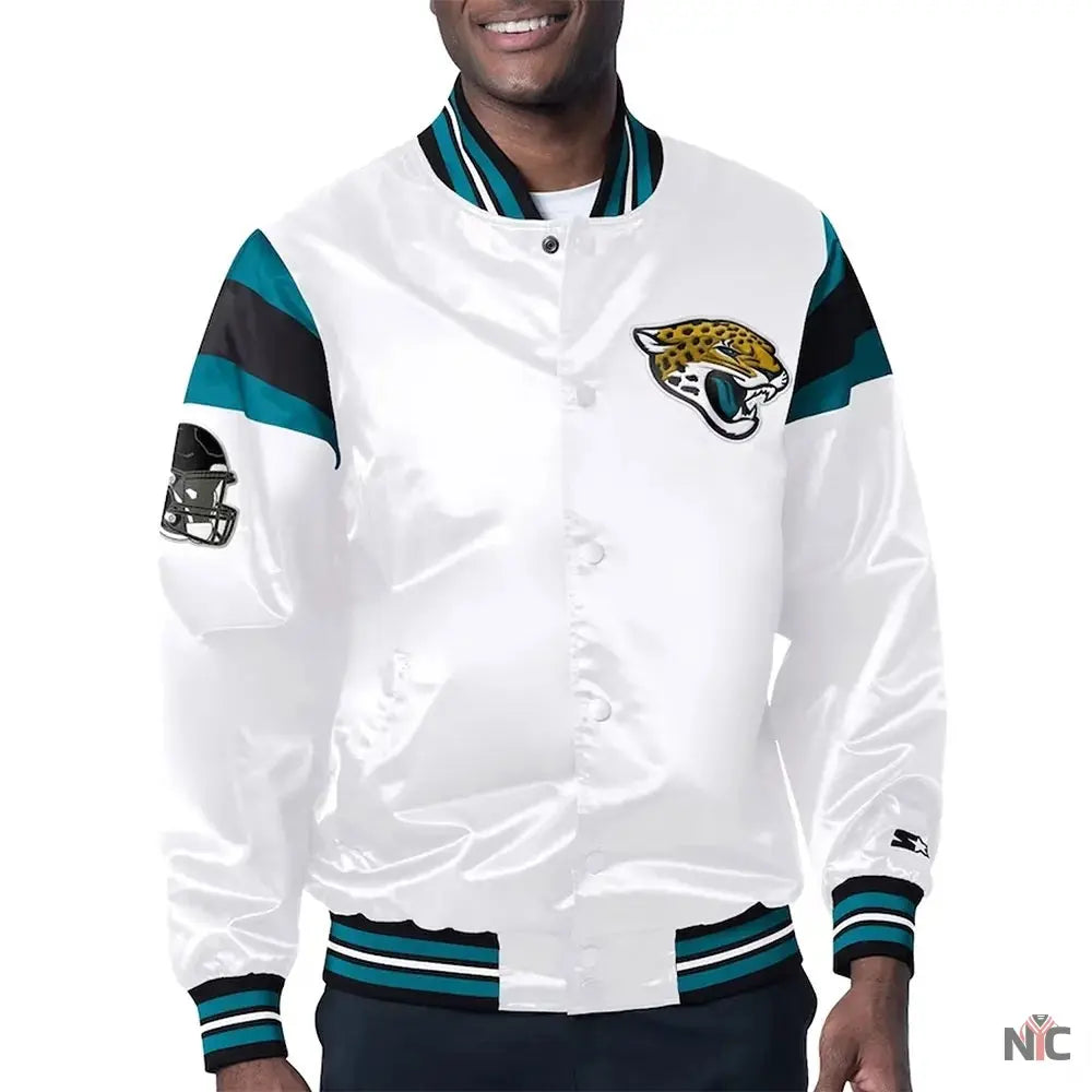 Jacksonville Jaguars Midweight Satin Jacket