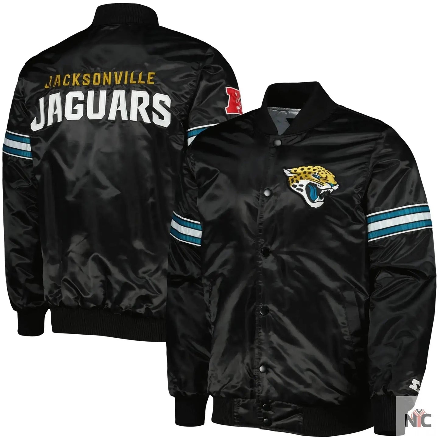 Jacksonville Jaguars Starter The Pick and Roll Satin Jacket