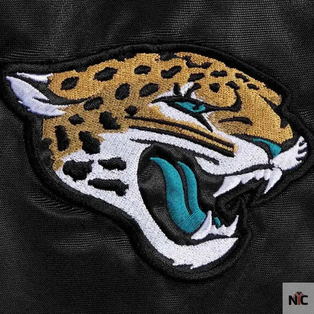 Jacksonville Jaguars Teal and Satin Jacket