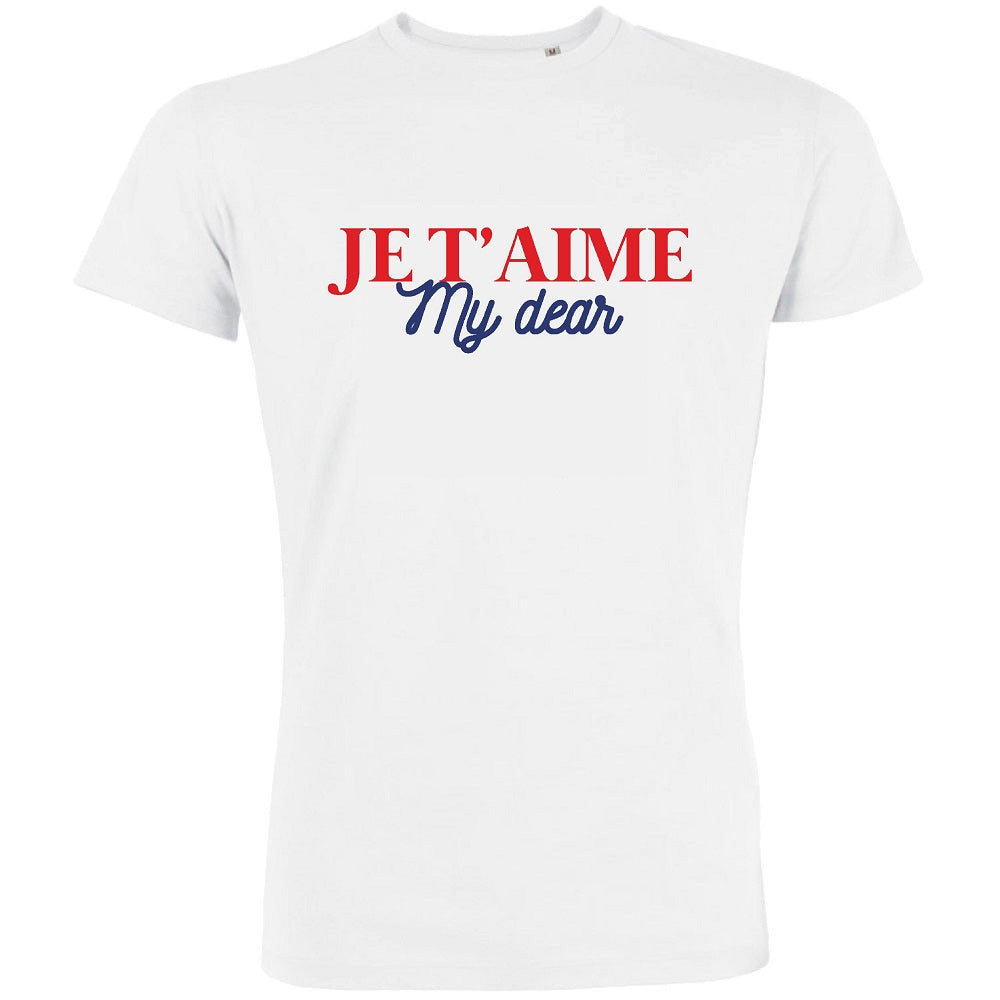 Je t'aime My Dear Men's Organic Tee