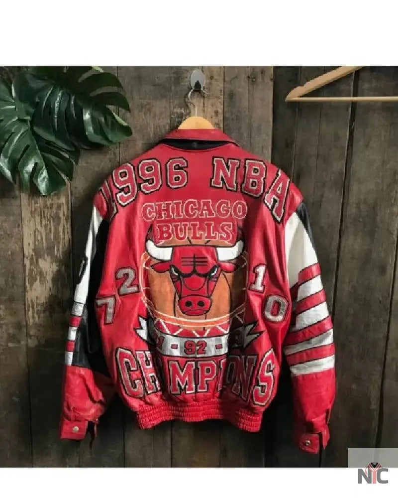 Jeff Hamilton Chicago Bulls Memorial Leather Jacket