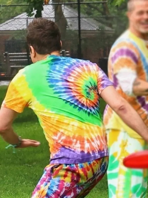 Jimmy Fallon Rainbow Tie Dye Shirt