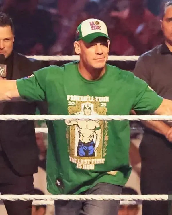 John Cena WWE Night Of Champions Green Shirt