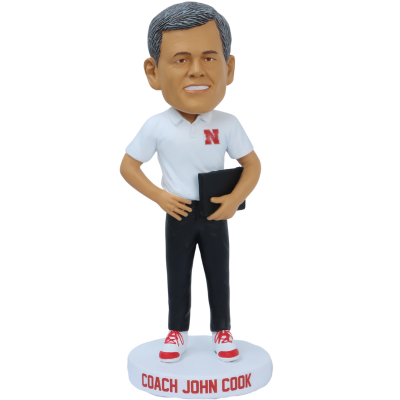 John Cook Nebraska Cornhuskers Coach Bobblehead