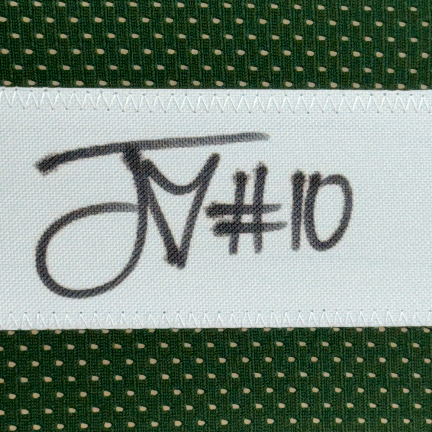 Framed Autographed/Signed Jordan Love 35x39 Green Bay Green Football Jersey Beckett BAS COA