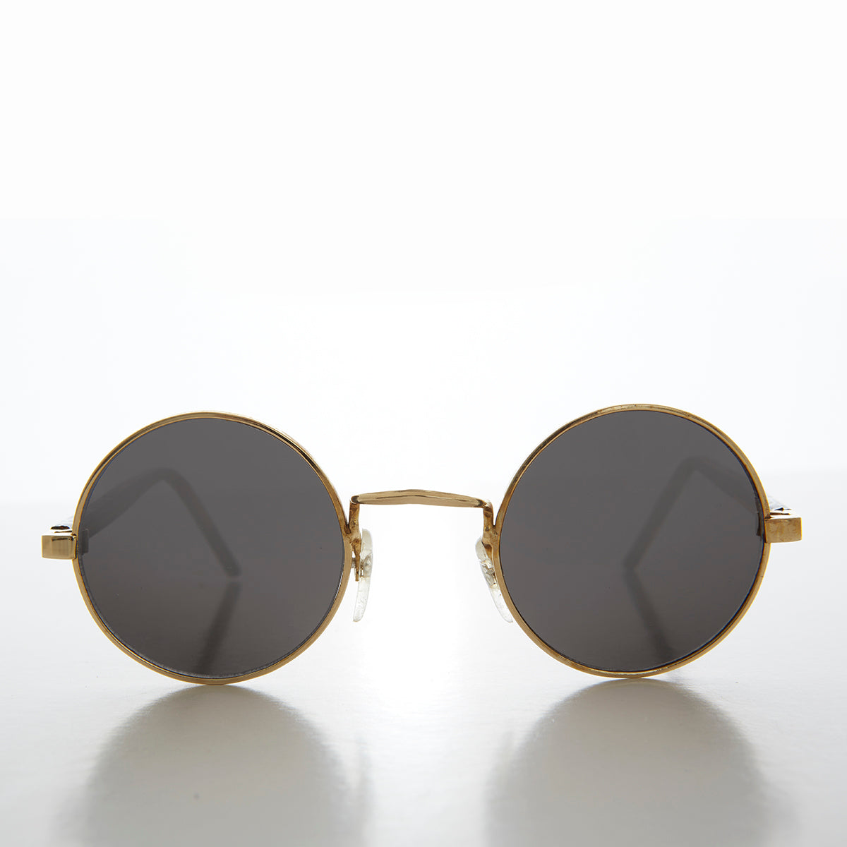 Simple Round Circle Hippy Deadstock Sunglasses - Kennie
