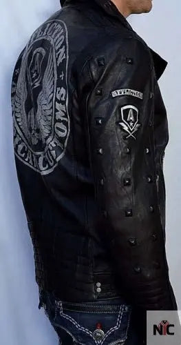 КОЖАНАЯ КУРТКА AFFLICTION AMERICAN REBORN JACKET