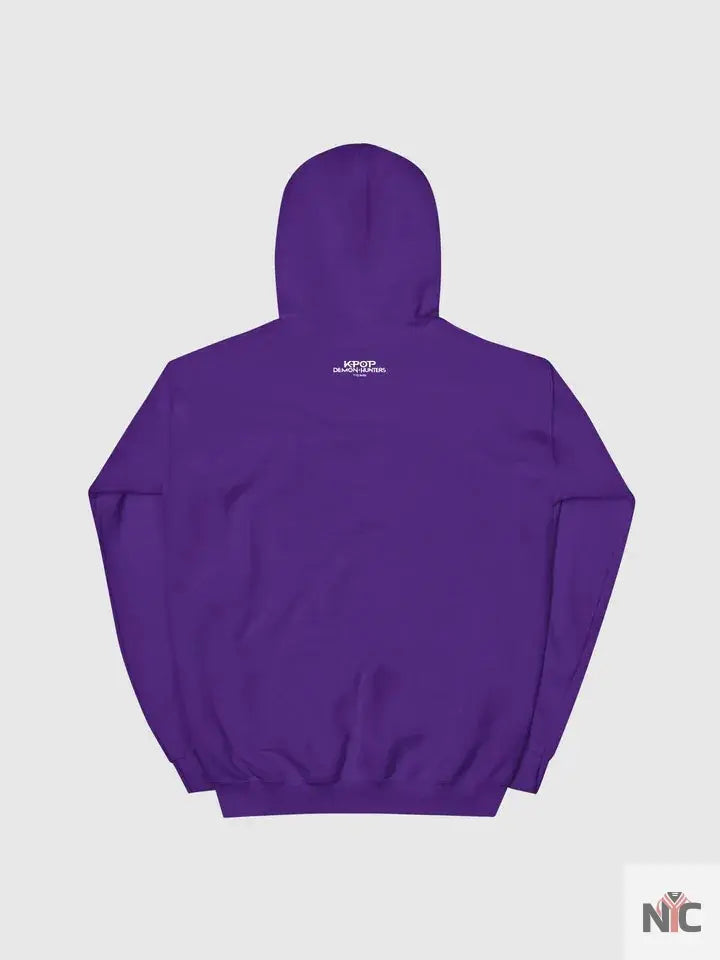 KPop Demon Hunters Huntrix Logo Purple Hoodie