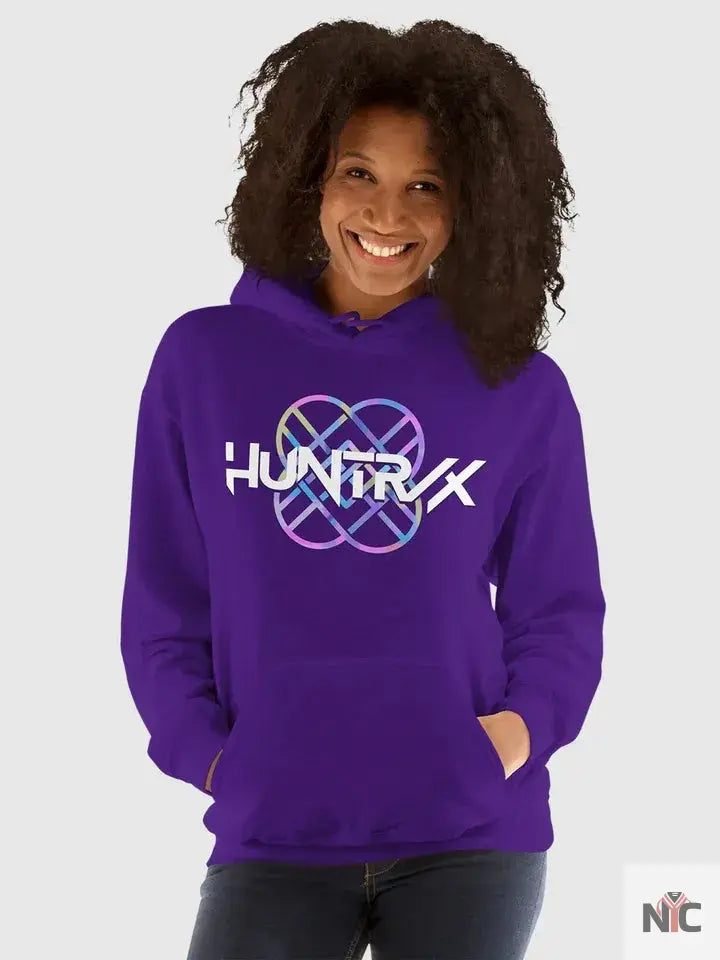 KPop Demon Hunters Huntrix Logo Purple Hoodie