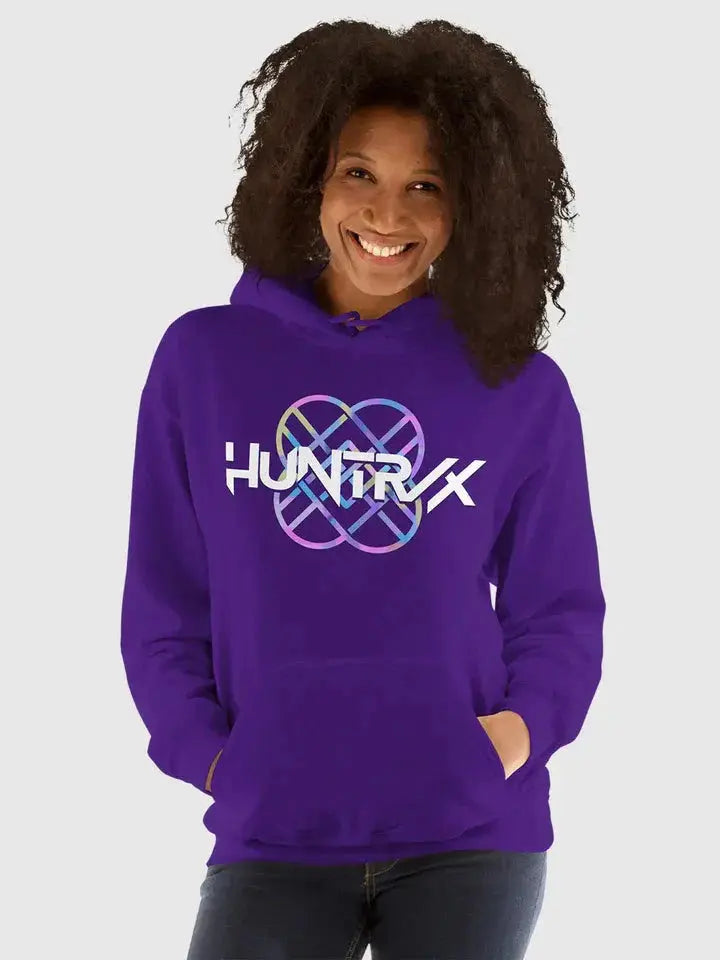 KPop Demon Hunters Huntrix Logo Purple Hoodie