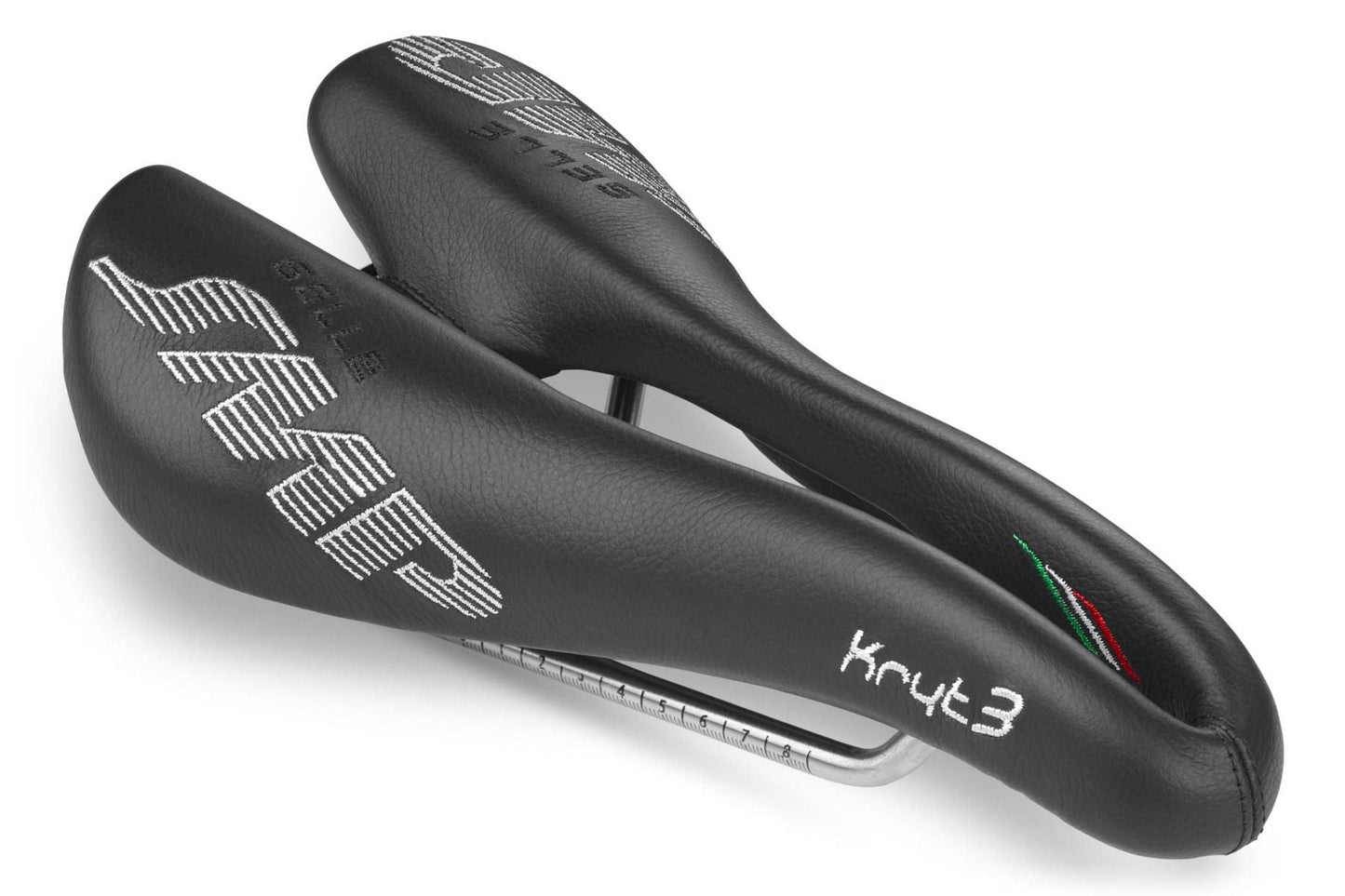 Selle SMP KRYT3 Criterium Saddle with Steel Rails (Black)