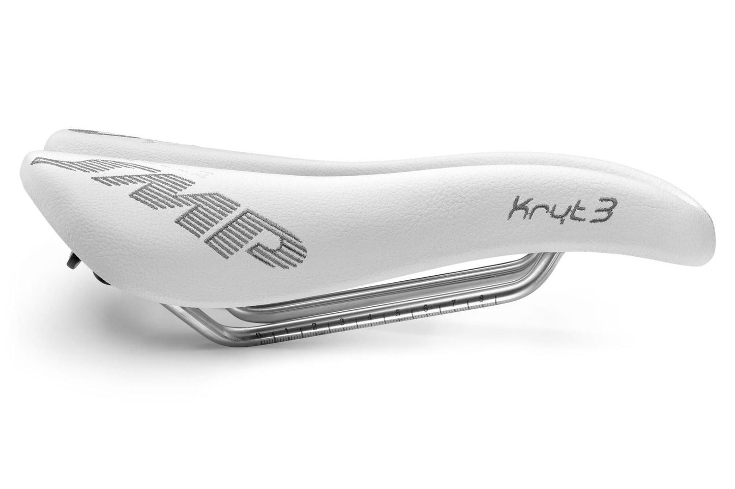 Selle SMP KRYT3 Criterium Saddle with Steel Rails (White)