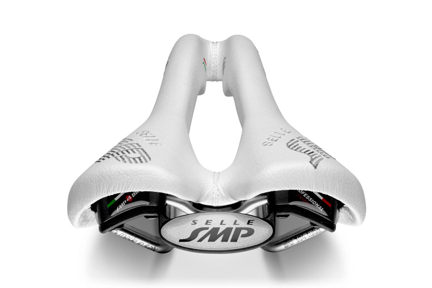 Selle SMP KRYT3 Criterium Saddle with Carbon Rails (White)