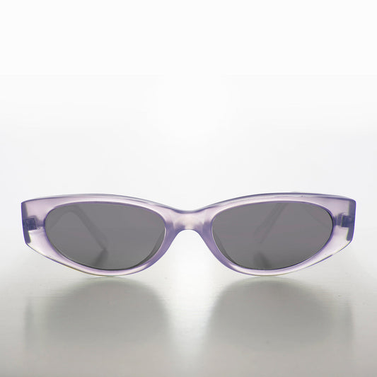 Edgy Rectangular Iridescent Vintage Sunglass - Kaile