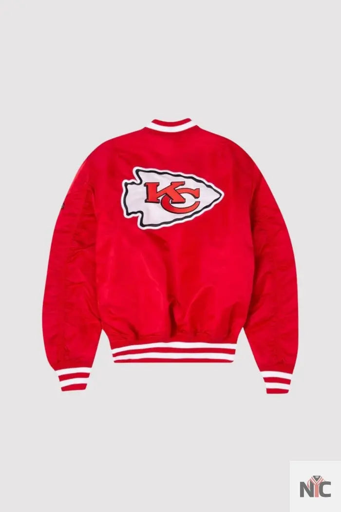Kansas City Chiefs MA-1 Red Bomber Jacket