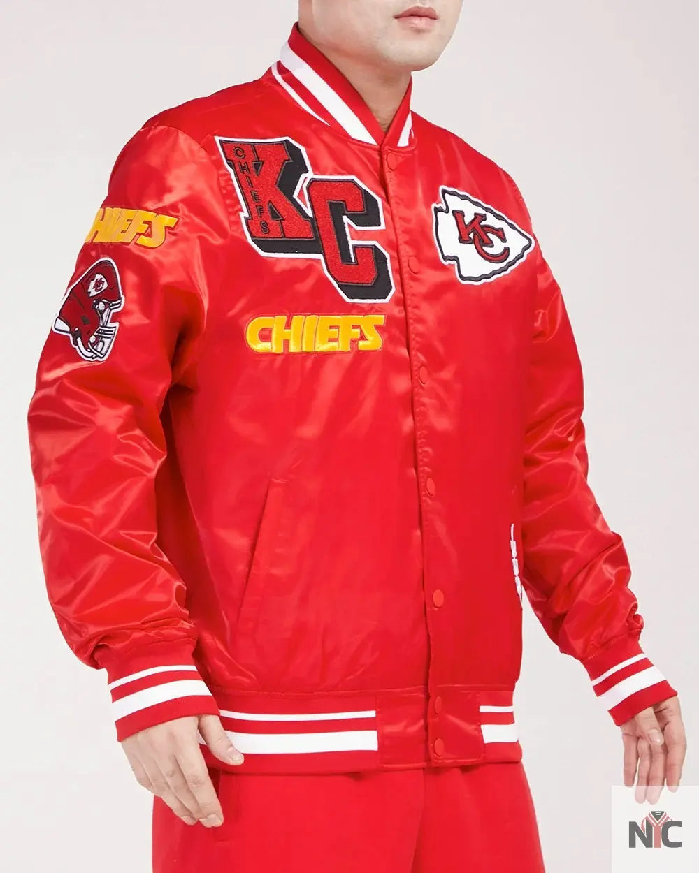 Kansas City Chiefs Mashup Satin Jacket