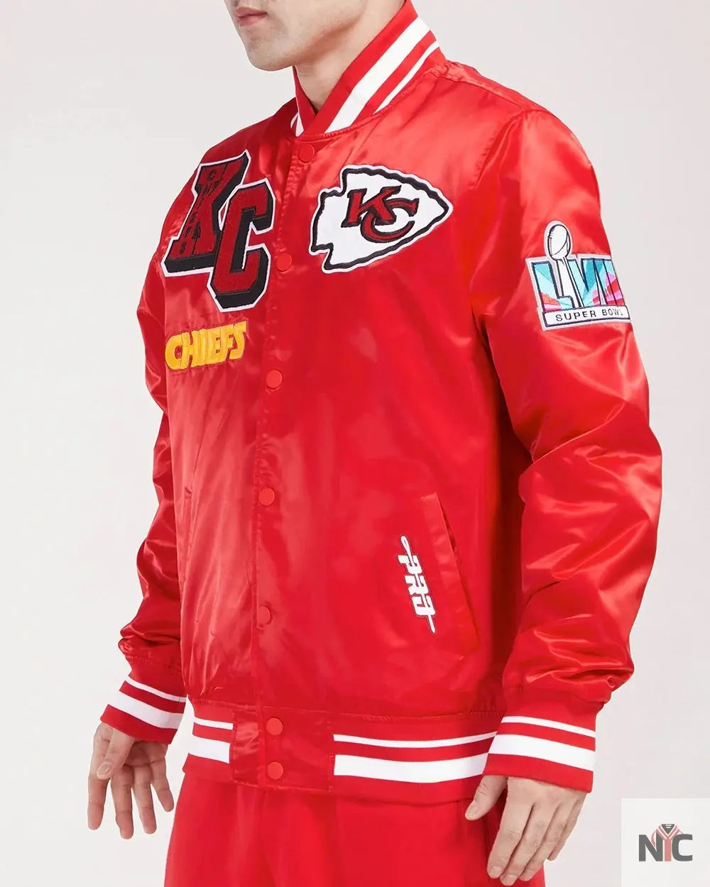 Kansas City Chiefs Mashup Satin Jacket