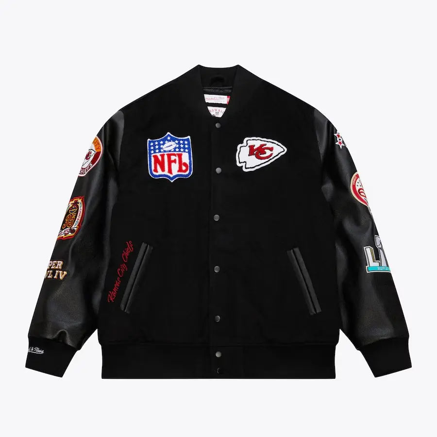 Kansas City Chiefs Blackout Collection Vintage Jacket
