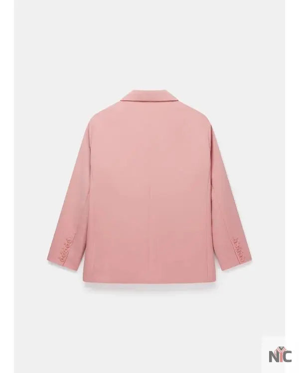 Karen Pirie S02 Velvet Pink Oversized Blazer