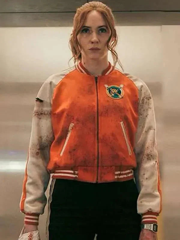 Karen Gillan Gunpowder Milkshake Bomber Jacket