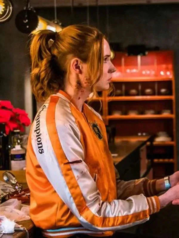 Karen Gillan Gunpowder Milkshake Bomber Jacket