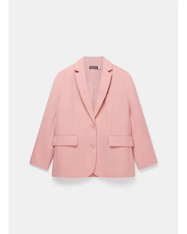 Karen Pirie S02 Velvet Pink Oversized Blazer