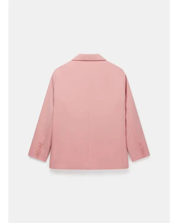 Karen Pirie S02 Velvet Pink Oversized Blazer