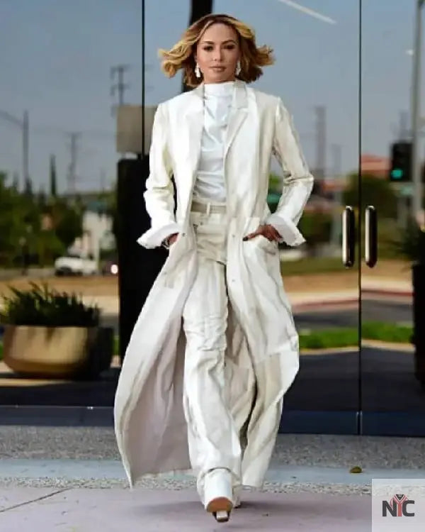 Kat Graham Los Angeles 2025 Long Coat