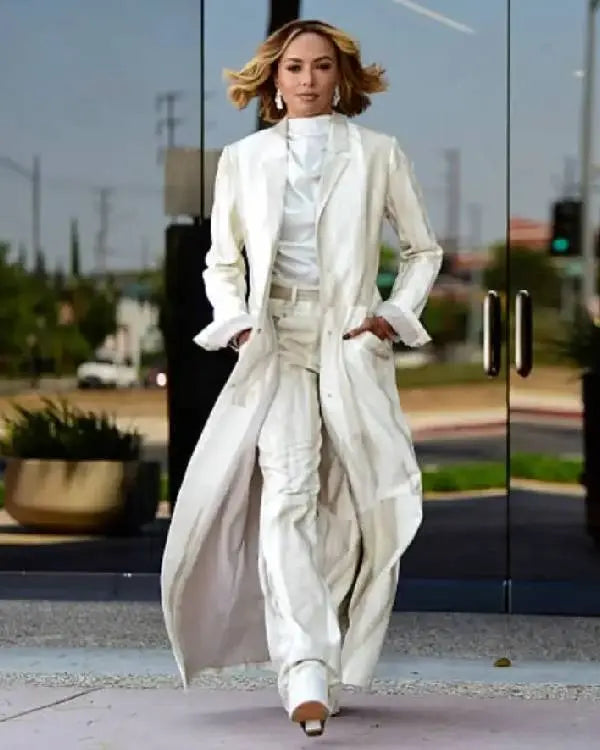 Kat Graham Los Angeles 2025 Long Coat