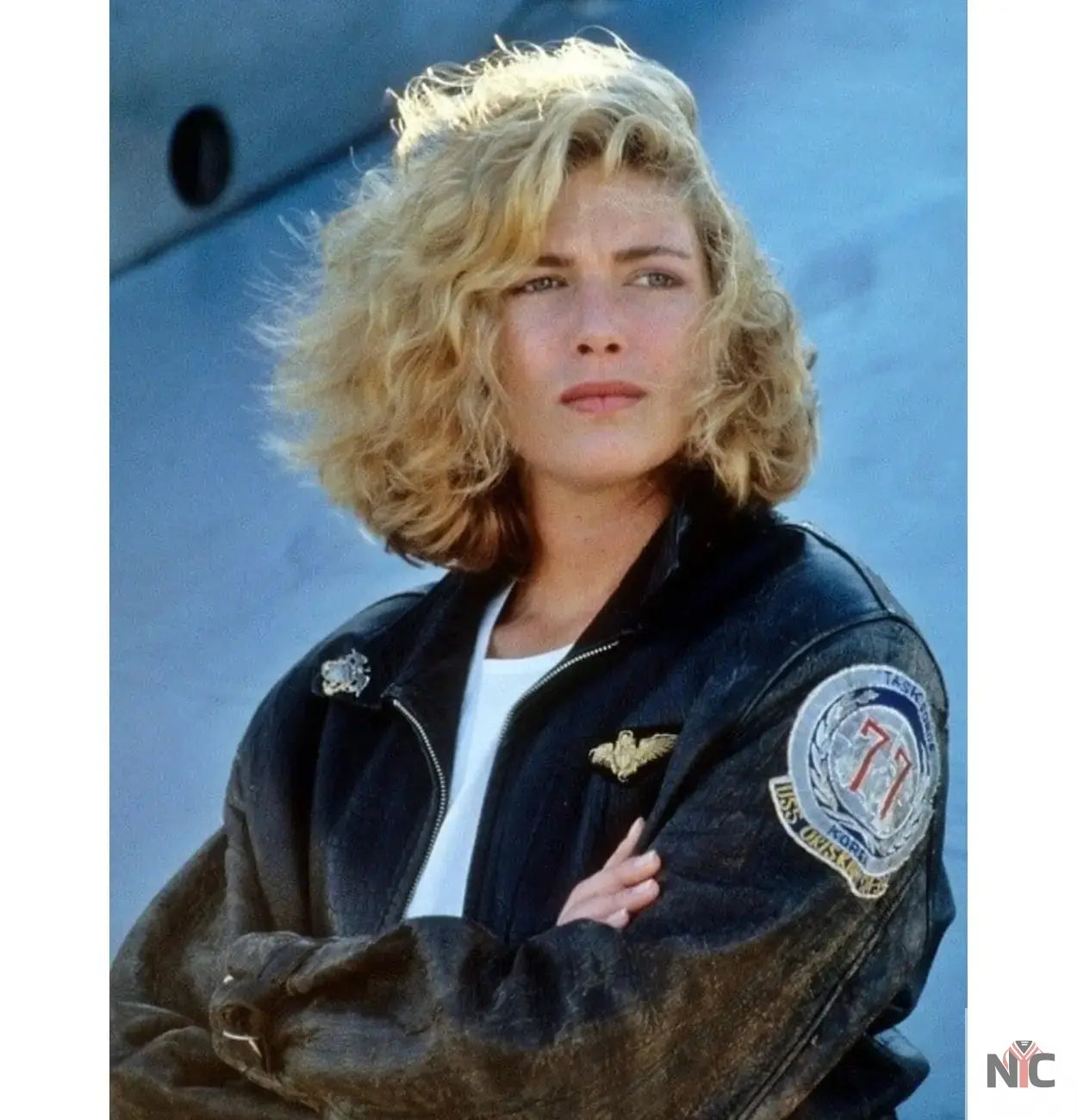 Kelly McGillis Top Gun Leather Jacket