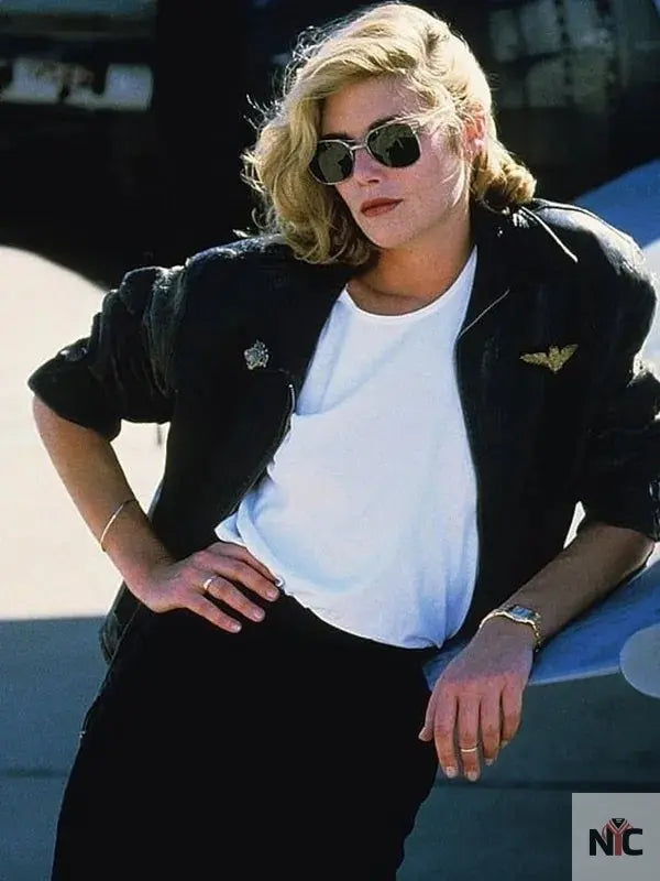 Kelly McGillis Top Gun Leather Jacket