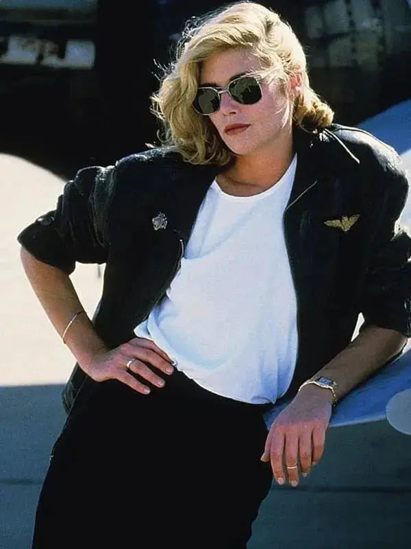 Kelly McGillis Top Gun Leather Jacket