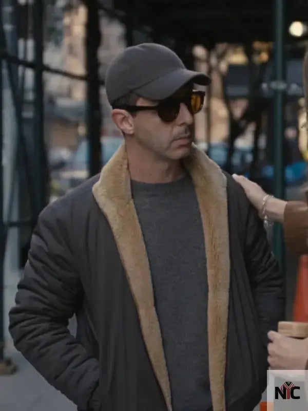 Kendall Roy Succession S04 Shearling Jacket