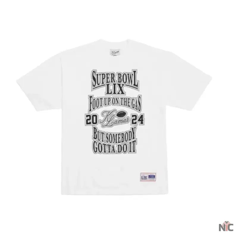 Kendrick Lamar Super Bowl LIX Foot Up On The Gas T-Shirt