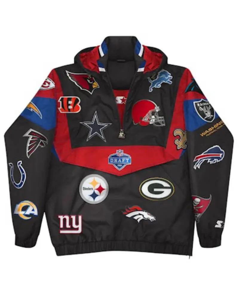 Kid Cudi x NFL Draft Limited Edition Starter Breakaway Pullover Jacket