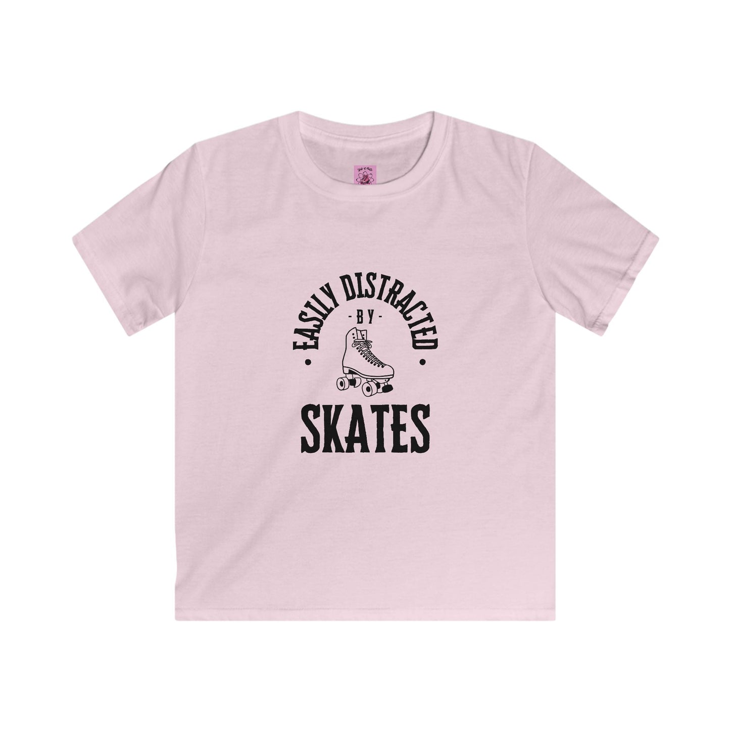 Kids Easily Distracted by Skates Tee