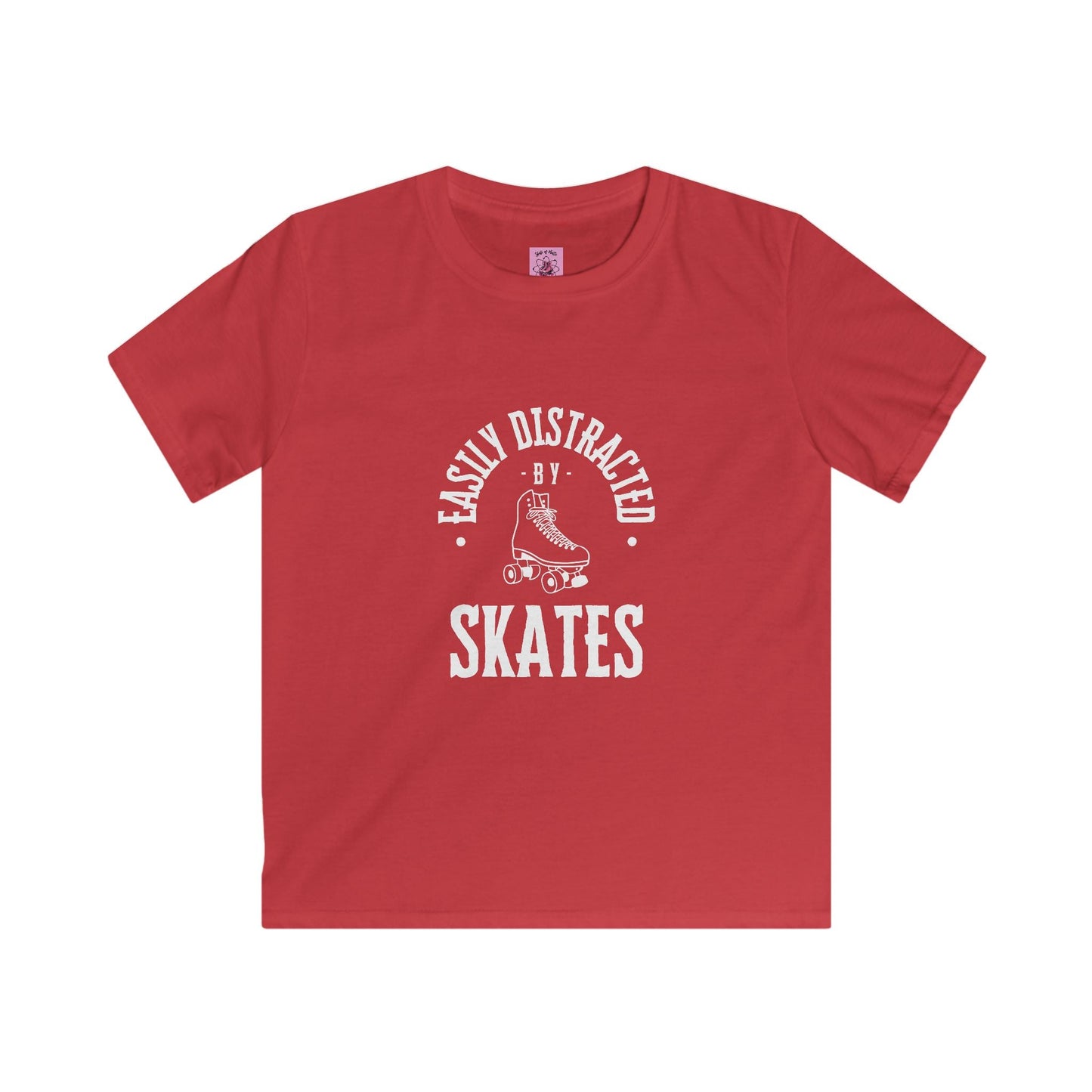 Kids Easily Distracted by Skates Tee