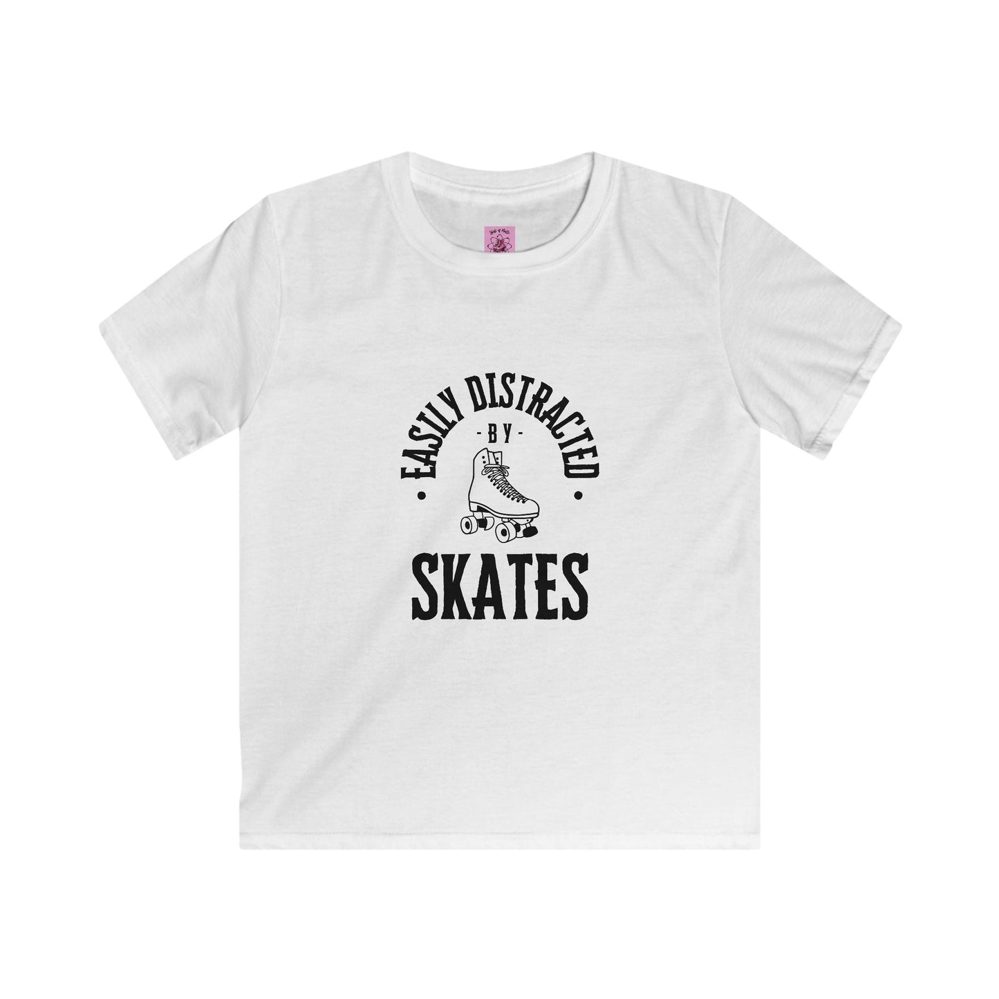 Kids Easily Distracted by Skates Tee