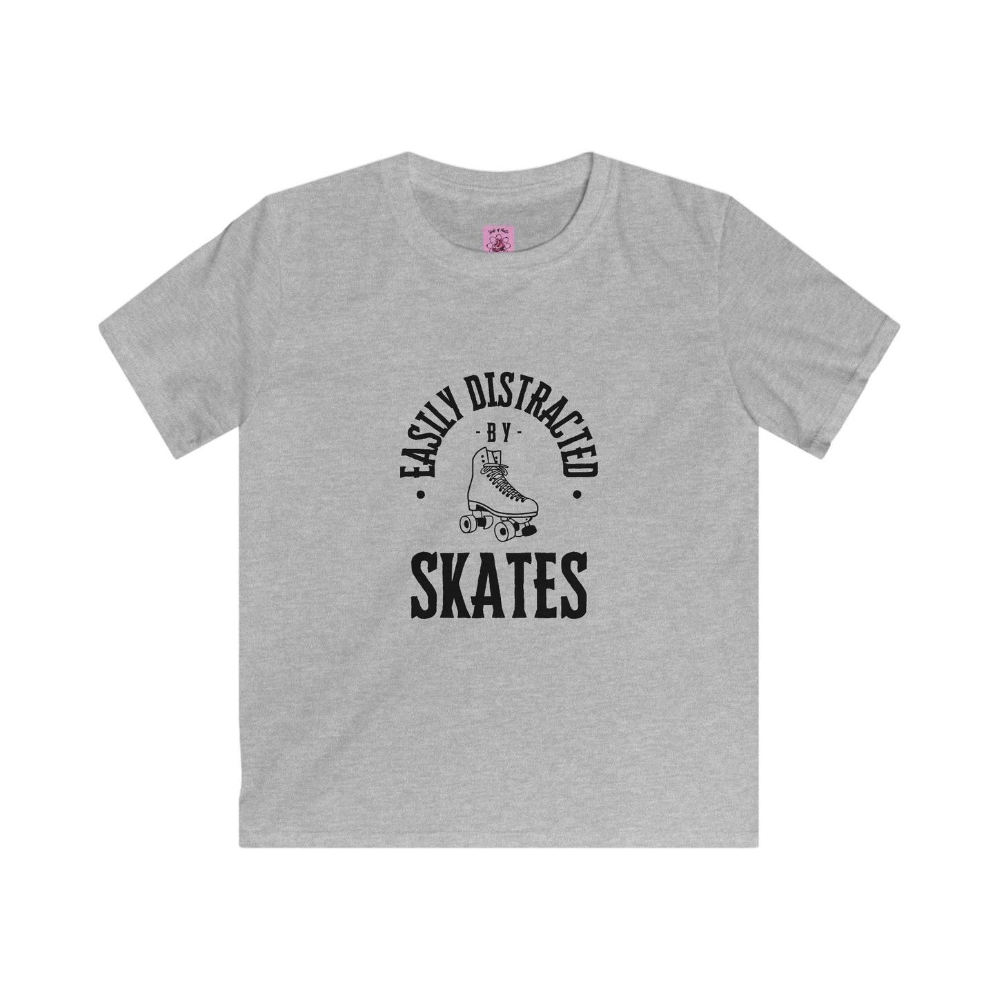 Kids Easily Distracted by Skates Tee